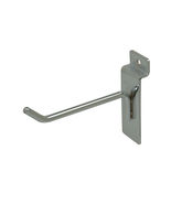 New Slatwall 4" Chrome  Peg Hooks Lot Of 100PCS - $63.59