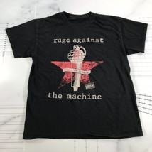 Vintage Rage Against the Machine T Shirt Mens Medium Black Faded Bulls On Parade - £58.88 GBP
