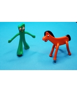 Jesco Toy Company Rubber Gumby &amp; Pokey Bendable Figures  - £7.83 GBP