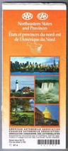 American Automobile Association Roadmap Northeastern States &amp; Provinces 1997 - £4.05 GBP