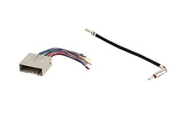 Reverse wiring harness radio plug + antenna. Add aftermarket to many 2003+ Ford - £14.38 GBP