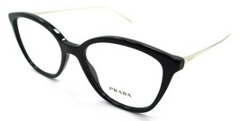 Prada Eyeglasses Frames PR 11VV 1AB-1O1 51-17-140 Shiny Black Made in Italy - £97.13 GBP