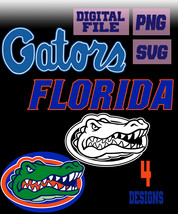 svg png Florida Gators football cut file for Cricut..INSTANT DOWNLOAD.. ... - $2.99