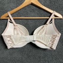 Victoria Secret Very Sexy Push Up T-Shirt Strappy Lace Padded Underwire Bra 34DD - £18.04 GBP