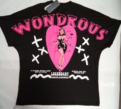 Wondrous Black Spandex Women&#39;s T-Shirt. Size L. 389 MM - $19.99