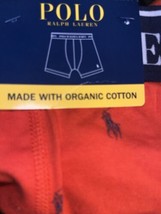 Polo Ralph Lauren MEN&#39;s Orange Logo IUNDERWEAR TRUNK BRIEFS Boxer Cotton... - £11.14 GBP