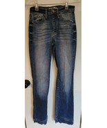 Womens 1 24 KanCan Distressed Punk Blue Wash Denim Jeans KC8405M Frayed ... - $349.79 MXN