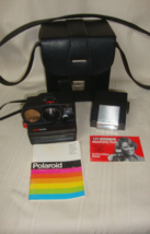 Polaroid Sonar OneStep Instant Photo Camera Vintage with ITT Magic Flash + Case - £31.30 GBP