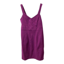Xhilaration Womens Bodycon Dress Purple Mini Stretch V Neck Sleeveless M New - £17.00 GBP