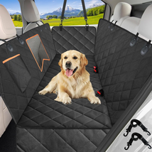Dog Car Seat Cover for Back Seat,Waterproof Hammock with Mesh Window, An... - £30.38 GBP