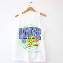 Vintage Body Glove Save Our Planet Water Is Life Tank Top Large - £36.53 GBP
