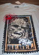 Star Wars Chewbacca Chewy Rebel T-Shirt Mens 2XL Xxl New w/ Tag - £15.91 GBP