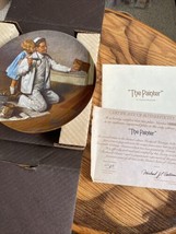 Norman Rockwell Collector Plates Limited Ed Knowles w/COA The Painter - $19.75