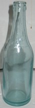 Vintage Aqua Green Eichler New York Glass Bottle Prop Vase Barn Dig Dump - $8.91