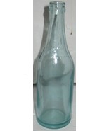 Vintage Aqua Green Eichler New York Glass Bottle Prop Vase Barn Dig Dump - $8.91