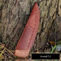 Custom Handmade Fixed blade Sheath Leather Sheath  Knife Holster vertica... - $13.12