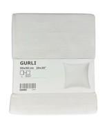 IKEA Gurli White Zipper 20&quot; Square Set of 6 Pillow Covers Pillowcases NE... - $39.30
