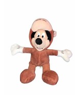 Disney Mini Bean Bag Mickey in Monkey costume 7&quot; Disney World New - $188.30 MXN