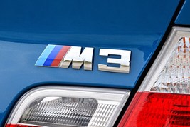 BMW M3 Chrome Rear Boot Badge Emblem E90 E92 E93 - £15.56 GBP