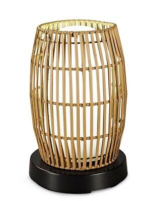 Primary image for Patio Living Concepts 65800 Patioglo Resin Bamboo Shade LED Table Lamp, Brig
