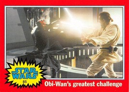 2004 Topps Heritage Star Wars #85 Obi-Wans Greatest Challenge Darth Maul  - £0.69 GBP