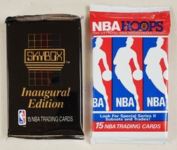 1990-91 Skybox &amp; 1990-91 Hoops Series II Basketball Lot of 2 Unopened Packs** - £16.53 GBP
