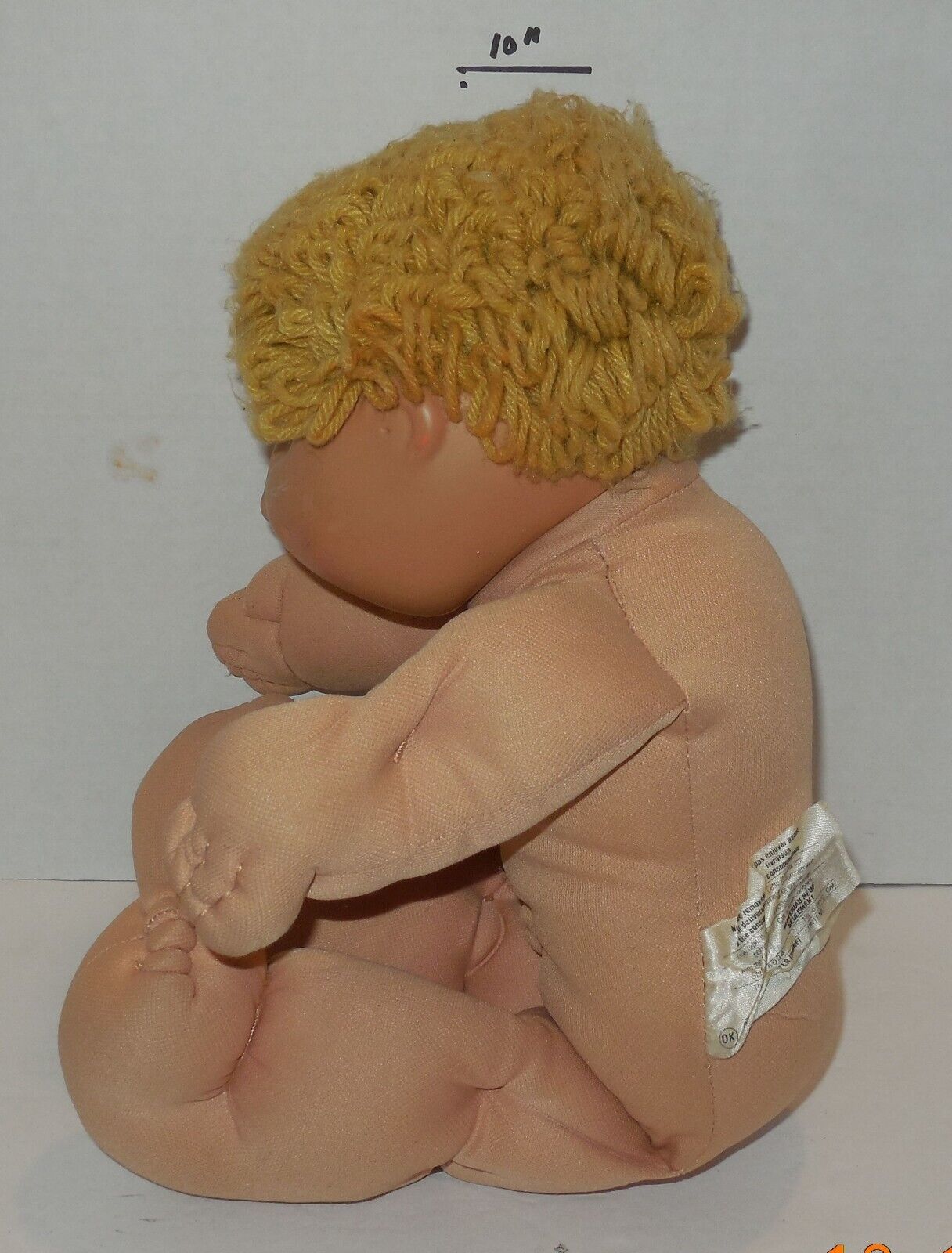 1985 Coleco Cabbage Patch Doll Boy Blonde Hair Green Eyes Xavier Roberts VTG Item image 2
