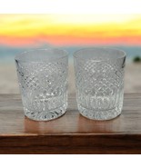 Gorham ASTER Cut Crystal Double Old Fashioned Tumbler Whiskey Glasses Se... - $54.92 CAD