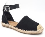 Style &amp; Co Women Ankle Strap Espadrille Sandals Paminna Size US 5M Black... - £25.81 GBP