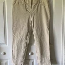 LOFT Women&#39;s Beige Dress Pants Size 10 Straight Leg Workwear - €17,11 EUR