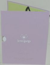 Lovepop LP1960 Goldfinch Pop Up Card Purple Slide Out Note Cellophane Wrapped image 6