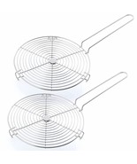 Stainless Steel Round Shape Roaster Grill For Kitchen Set Of 4 FREE SHIP... - £32.68 GBP