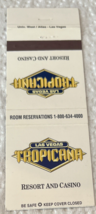Tropicana Resort &amp; Casino Las Vegas Matchbook Cover - $4.90