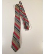 Vintage Prince Sirotti Tie - Red, White, Blue &amp; Ivory Striped - 3&quot; Wide - $14.99