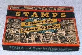 Vintage Whitman Stamp Collectors Game 1937 - $9.95