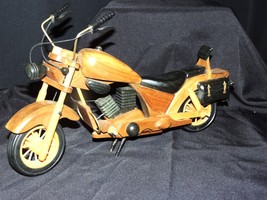 Wooden Motorcycle Replica  AA21-1500 - £346.38 GBP