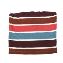 American Eagle Soft &amp; Sexy Tube Top Cropped Ribbed Striped Brown Pink Blue S - £7.69 GBP