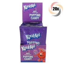 Full Box 20x Packets Kool-Aid Grape Fruit Flavored Popping Candy | .33oz - £19.81 GBP