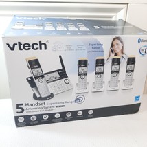 New VTech 5 Handset Phone answering System IS8151-5 Bluetooth telephone v-tech - $99.00