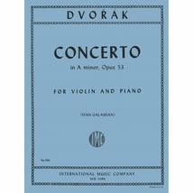 Dvorak, Antonin - Concerto in a minor, Op. 53 - Violin and Piano - by Iv... - $191.39 MXN