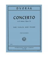 Dvorak, Antonin - Concerto in a minor, Op. 53 - Violin and Piano - by Iv... - €8,81 EUR