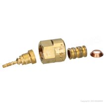 Press fitting Quadra XBA02C straight FI 2 - 1/4" - $9.44