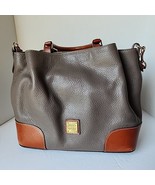 Dooney &amp; Bourke Brenna Handbag Elephant Pebble Grain Leather Satchel Sho... - $2,399.68 MXN