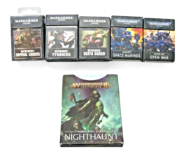 Warhammer 40K Mixed Card Lot X6 - Datacards, Mission Pack, Warscroll Cards - £19.07 GBP