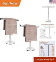 Durable Stainless Steel Towel Holder Stand - Elegant Design for Bathroom... - $37.50