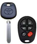 New TOYOTA Sienna 2010-2015 G Chip Key + Remote 6B GQ43VT20T USA Seller A+++ - £14.70 GBP
