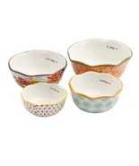Pioneer Woman ~ Set of Four (4) ~ Flea Market ~ Stoneware ~ Measuring Cu... - $38.10 CAD