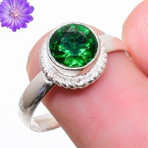 Chrome Diopside Gemstone 925 Sterling Silver Ring Handmade Jewelry For Women - £5.84 GBP