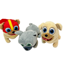 Disney Puppy Dog Pals Plush Pugs Bingo Rolly Super Rolly Stuffed Animals Lot 3 - £15.26 GBP
