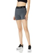 MSRP $30 Adidas Womens Techfit Badge Of Sport Short Tights Gray Size XS - $12.18 CAD
